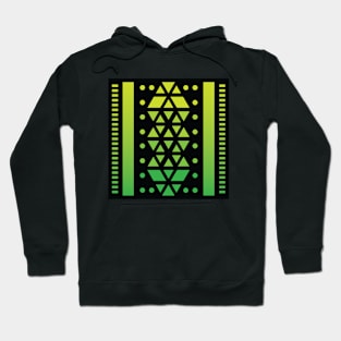 “Dimensional History” - V.6 Green - (Geometric Art) (Dimensions) - Doc Labs Hoodie